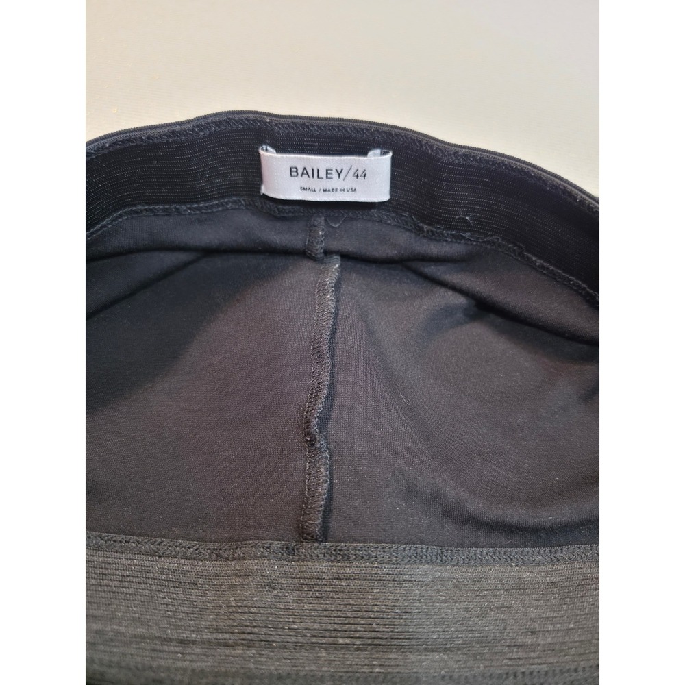 Bailey 44 Black Ponte Knit Slim Fit Front Seam Pull On Pants Small - Picture 5 of 5